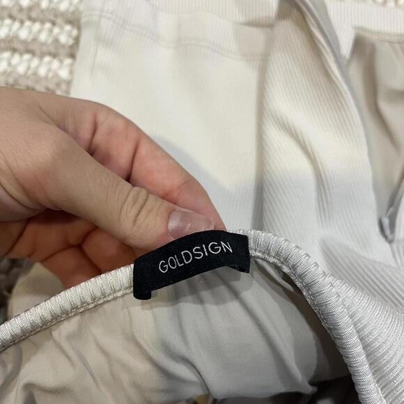 Goldsign Ribbed Twist Front Tube Top - Picture 5 of 6